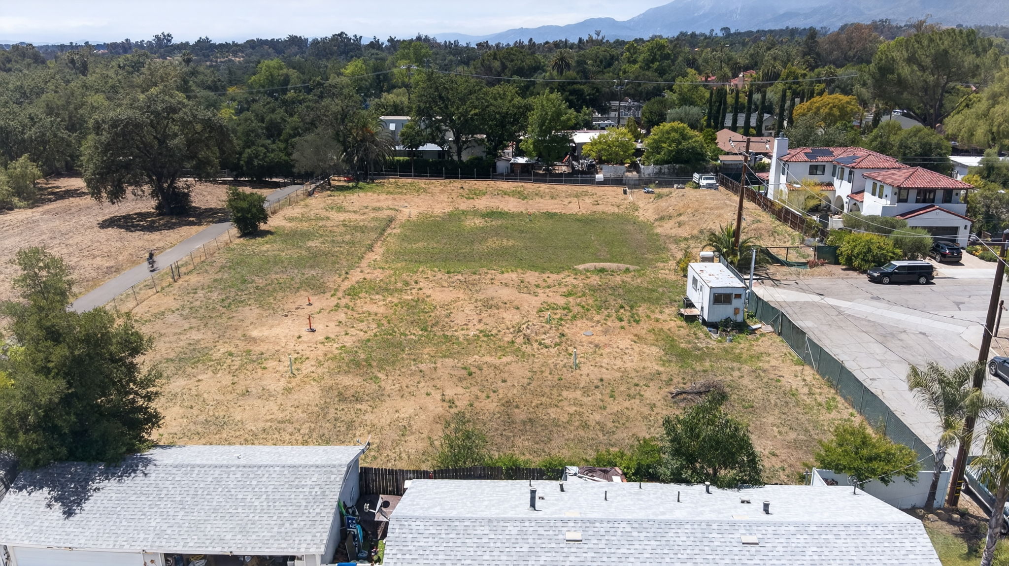 Aerial view of 601 Pearl Street, Ojai